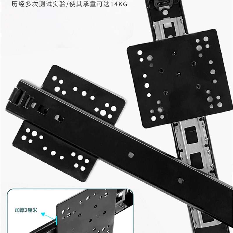 速发橱柜烤箱空调柜上翻隐藏折叠回旋门滑轨口袋门顶装导轨道五金