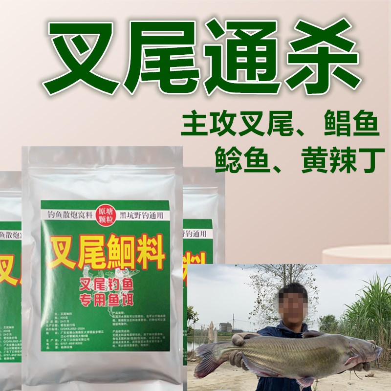 现货速发黑坑叉尾饵料散炮饵窝一体叉尾鮰鱼鲶鱼黄辣丁鲳鱼主攻大