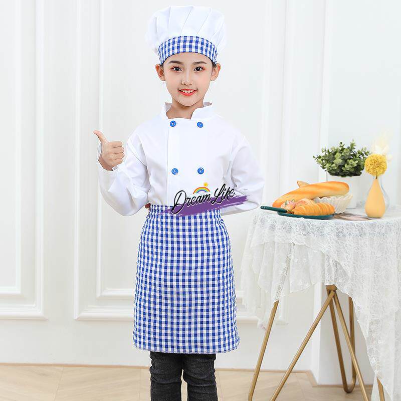 速发儿童师厨服套装小演师服装烘焙男童童幼儿园厨出服角色扮演学