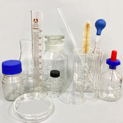 速发新品新品玻璃器皿锥形烧r瓶瓶实验室胶头仪器烧杯P滴管用品试