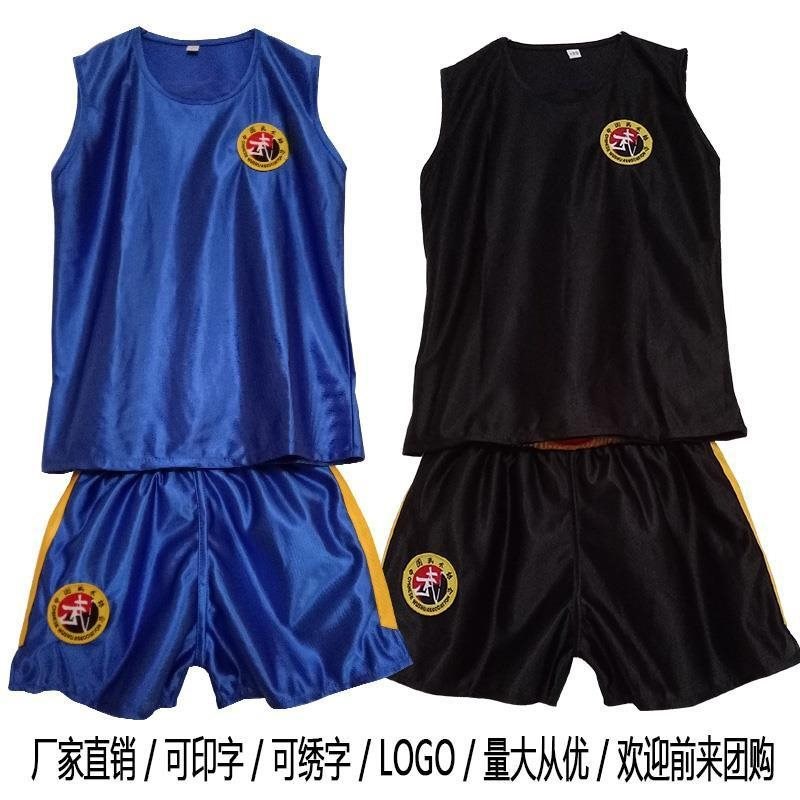 速发散打衣服拳击服散打搏击裤散打服武术儿童服装训练泰拳男训练