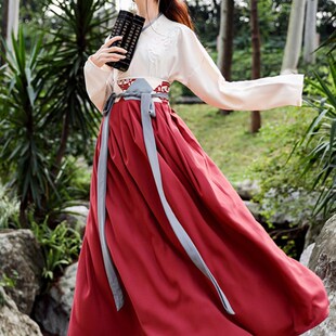 速发20古5仙款成人改良汉服中国风交领襦裙2装新气飘逸古风超