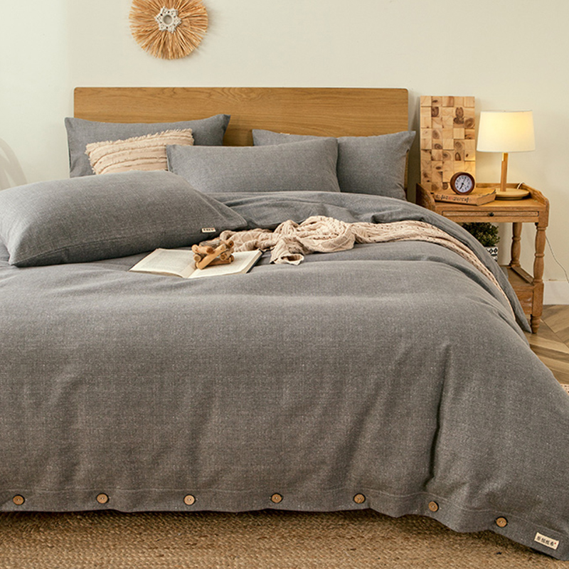 速发全棉老粗布简上家件套床约四用三件套4