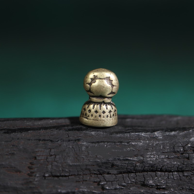 速发复古工艺利马铜纯铜迷文小藏印坠云侧挂吊背藏式你玩佛珠印章