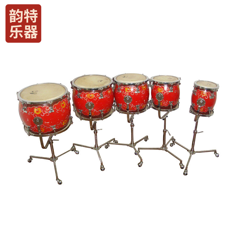 雄鸣排鼓1 2 3 4 5号五音排鼓专业江苏排鼓定音鼓5音排鼓打击乐器