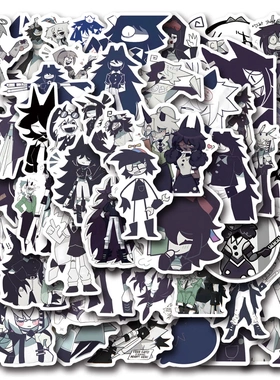 55-110张Fundamental Paper Education涂鸦贴纸装饰头盔滑板贴纸