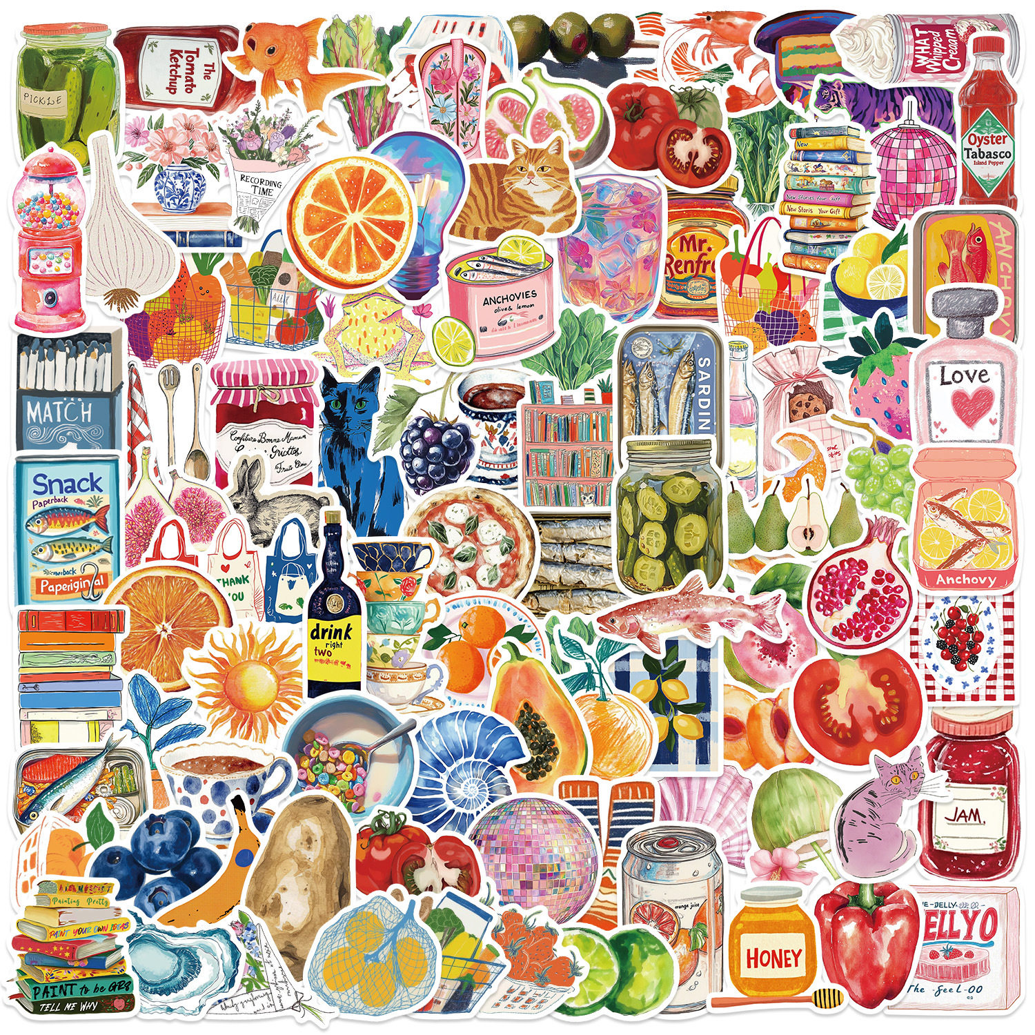 100张美学少女地中海涂鸦贴纸装饰DIY吉他行李箱笔记本防水贴画,文具电教/文化用品/商务用品,贴纸/立体贴纸,淘宝优惠券,粉丝福利购,淘宝优惠卷