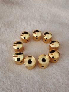 电吉他金属实心电位器帽旋钮音量旋钮帽电贝斯音色旋钮6mm带扳手