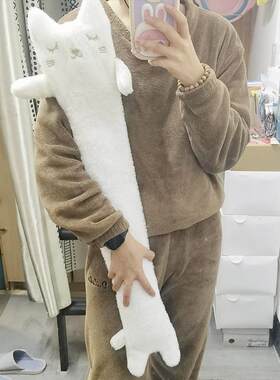 猫咪长条暖水袋长型大宝剑热水袋