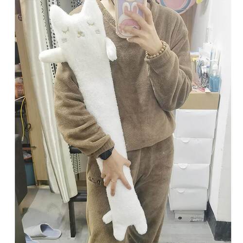 猫咪长条暖水袋长型大宝剑热水袋
