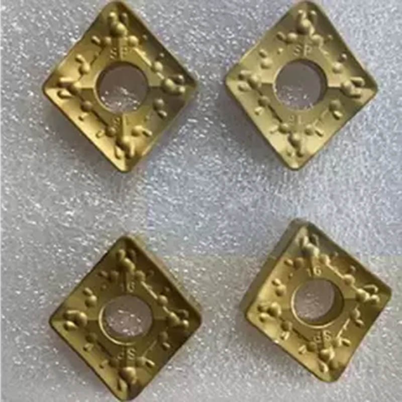 速发数控刀片菱形外圆单面粗车CMM1双612粒10616-SP0色涂层刀 钢