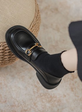 速发风j2小20k4新款百搭单鞋一脚学蹬院黑色