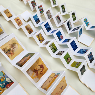 大号手风琴折叠diy相册本立体书自制反转胶片朋友同学纪念光影册