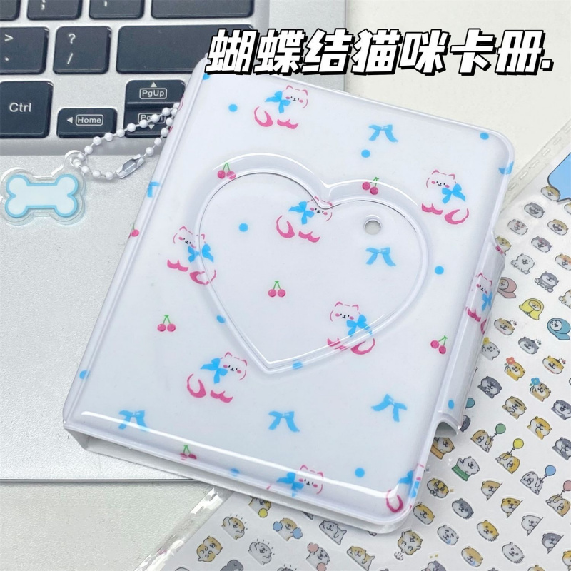 蝴蝶结小猫拍立得卡册