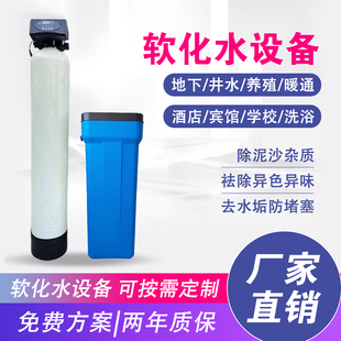 润新水处理树脂自动锅炉软化水设备地下水家用净水机软水器除水垢