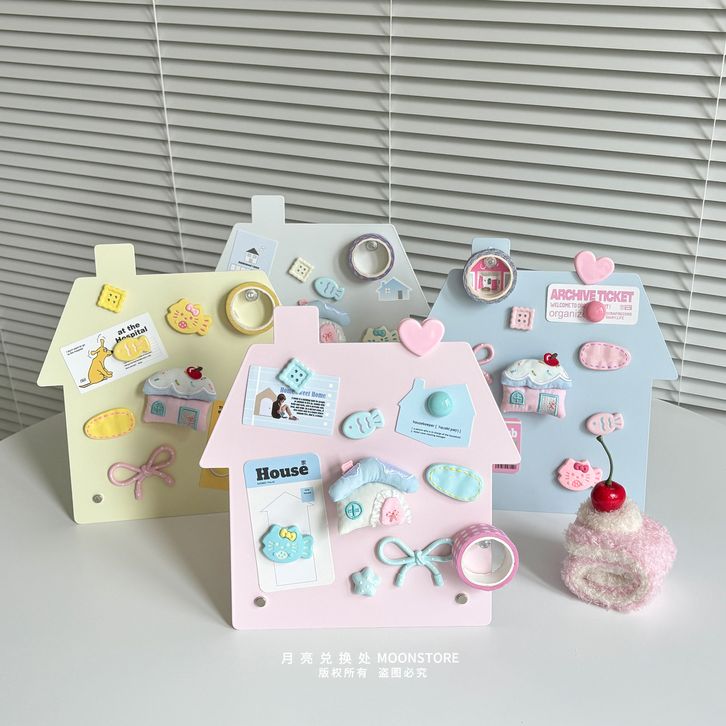 韩国ins桌面磁吸留言板玄关备忘