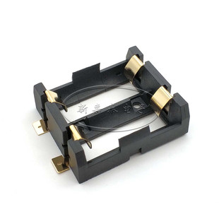 SMD 2节 2节18350镀金电池座 SMT贴片耐高温 电池仓 18350电池盒