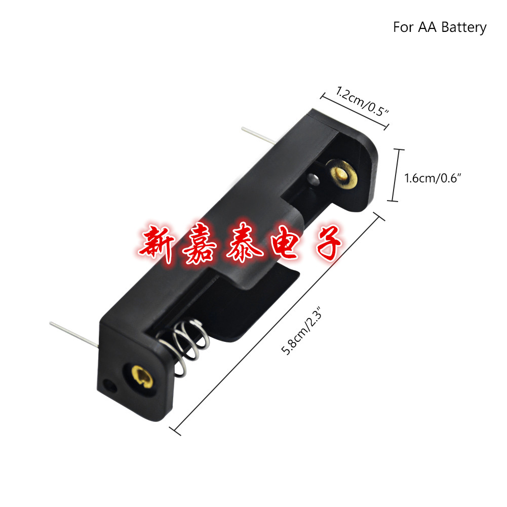 单节带插针电池盒电池座1.5V
