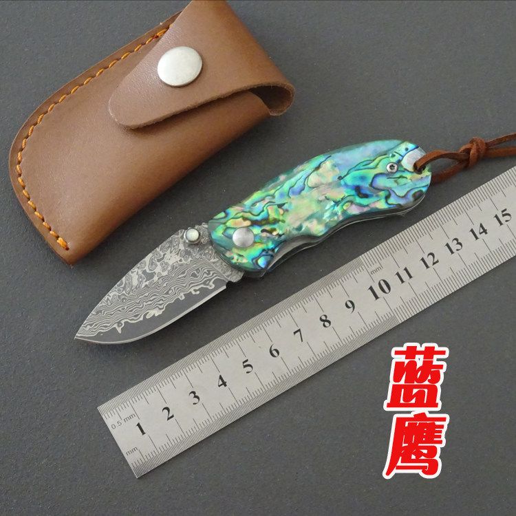 正品大马士革钢刀折叠刀彩贝壳柄便携式多用刀水果香刀wd-802094在类目 户外/登山/野营/旅行用品, 刀具/多用工具, 其他户外刀具中 - 来自Buy2taobao.com提供专业的淘宝代购服务