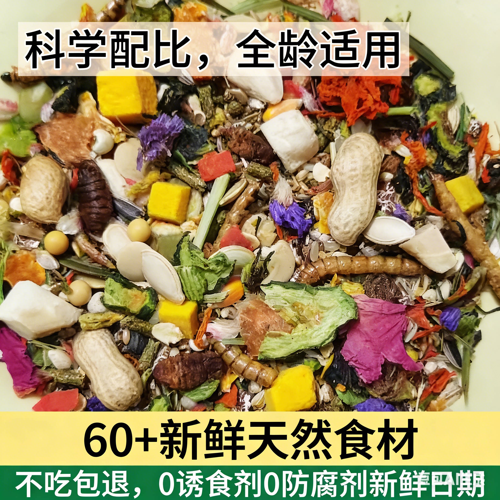 仓鼠粮食营养主粮不上火高蛋白磨牙金丝鼠自配主食飼料金丝熊鼠粮