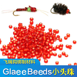 小虫头珠飞蝇钩毛钩小虫毛钩路亚饵假饵钓大白条马口翘嘴套装绑好