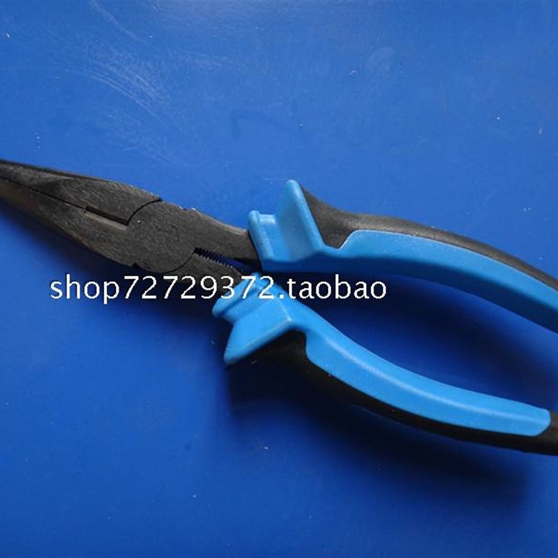 速发工具美8尖嘴钳式寸6寸欧式钢丝钳斜嘴钳多功能用口钳家