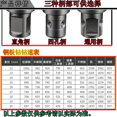 空心钻头e75mmz深头磁力钻磁座钻钻孔取钢板取心套料 现货速发新品