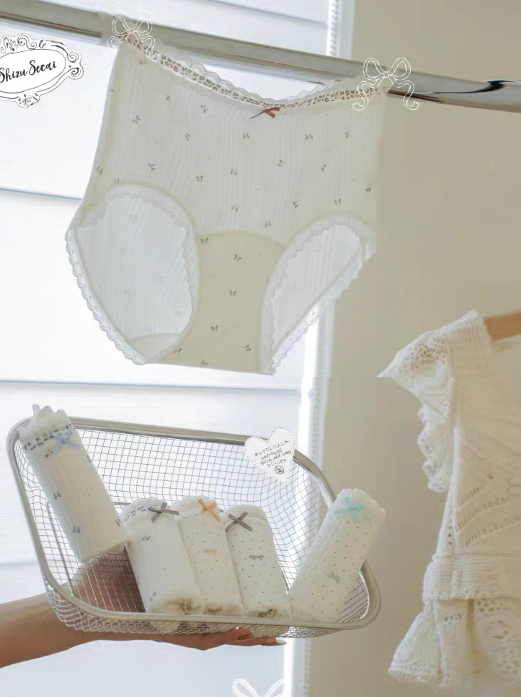 3条十足色彩3705莱赛尔呼吸棉提花内裤女轻柔弹花边包臀透气蚕丝,女士内衣/男士内衣/家居服,平角裤,淘宝优惠券,粉丝福利购,淘宝优惠卷