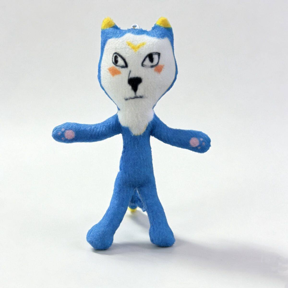 【现货直发】迪莫抽象洛克王国老鼠干mini挂件全身可动凹造型10cm