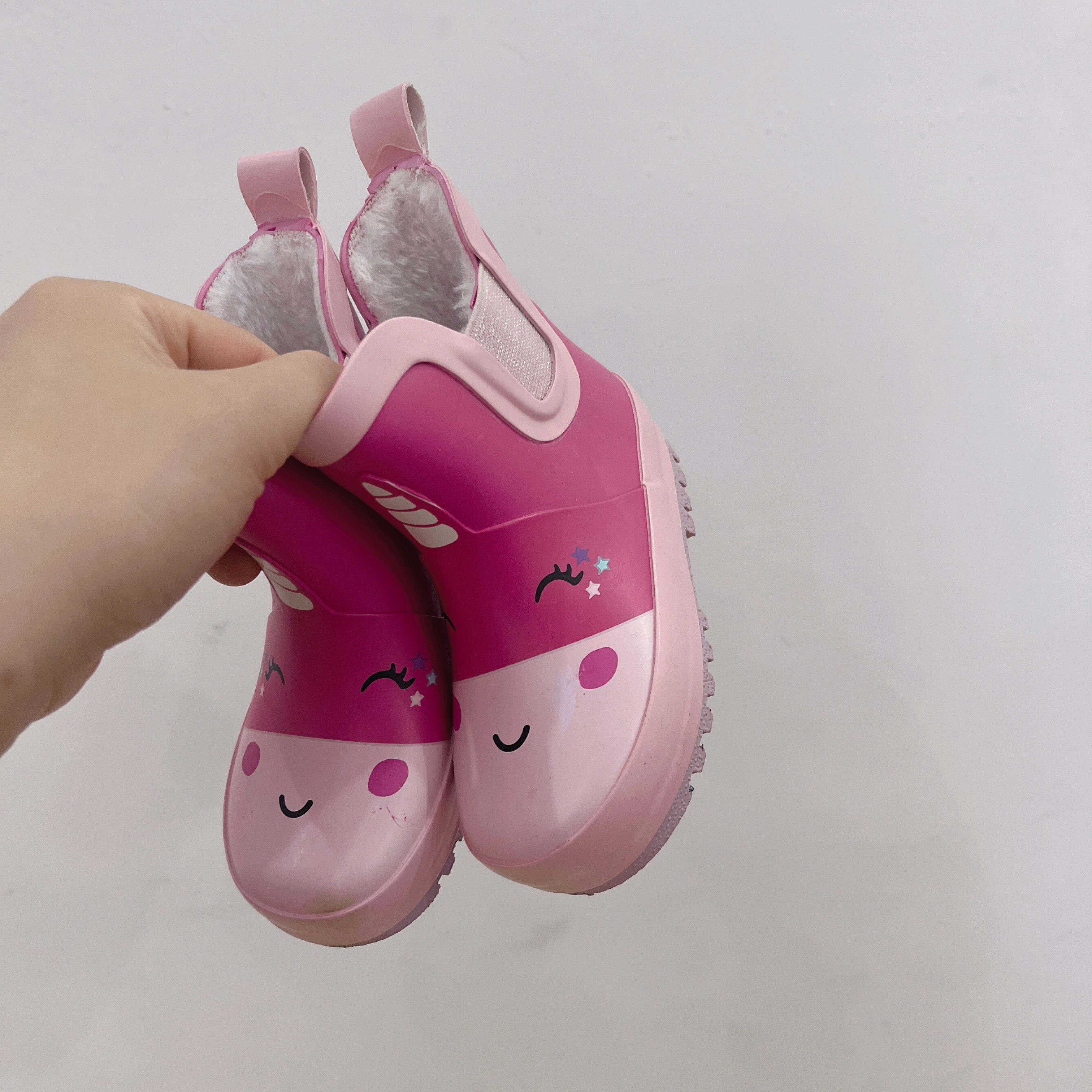 新款小宝宝轻便防滑冬季加绒保暖一体女童独角兽雨鞋橡胶外贸微瑕,童鞋/婴儿鞋/亲子鞋,雨靴,淘宝优惠券,粉丝福利购,淘宝优惠卷