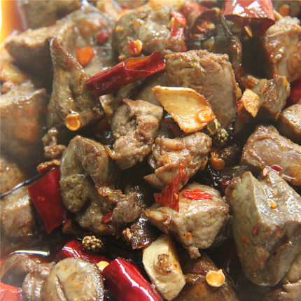 四川特产 小吃零食 自贡麻辣 兔肝