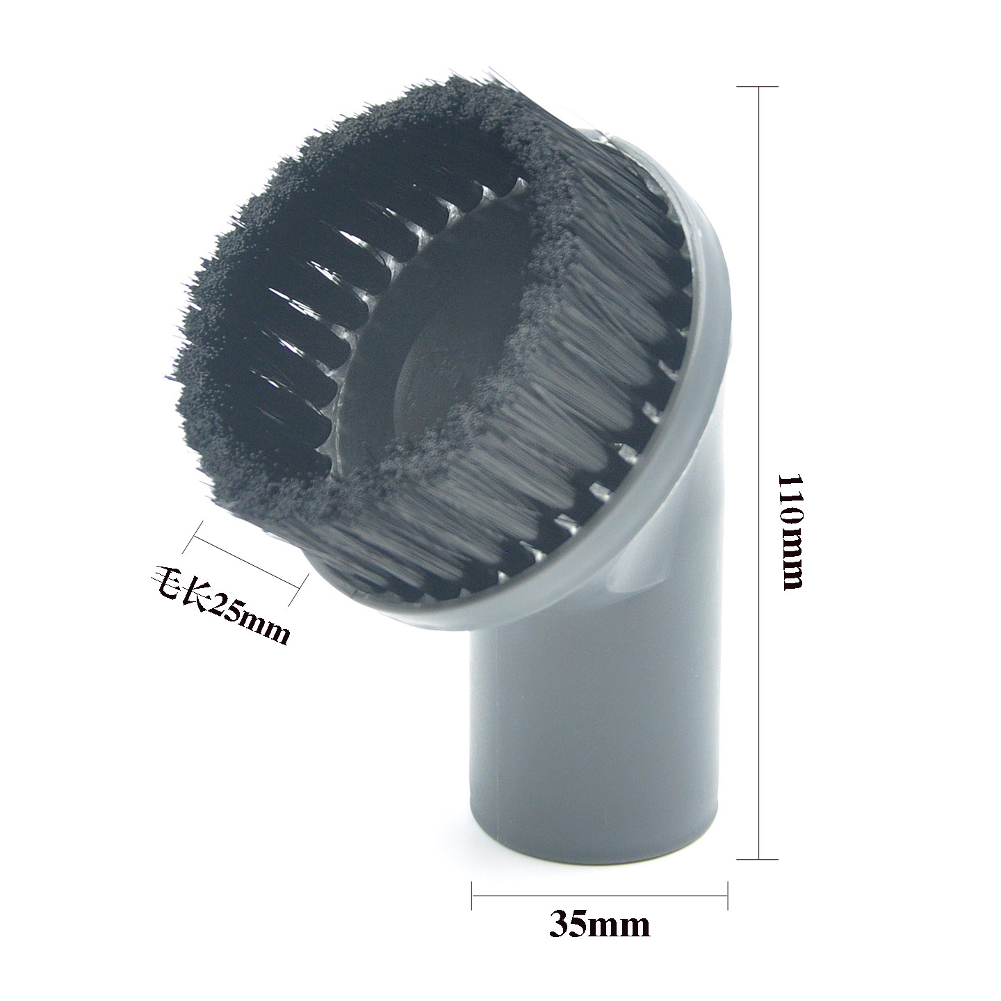 适用飞利浦吸尘器配件PP毛圆刷头吸头FC8471 8472 9024 8444 8474