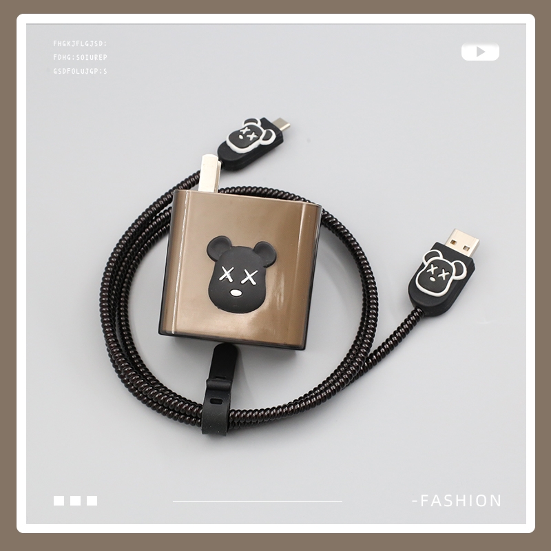 适用荣耀Magic7/Pro 300/ultra数据线保护套100W充电器头壳400Pro