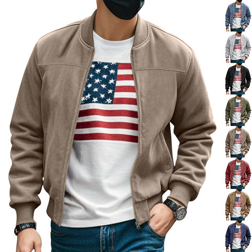 Men's casual retro long sleeved jacket男春秋休闲复古长袖外套