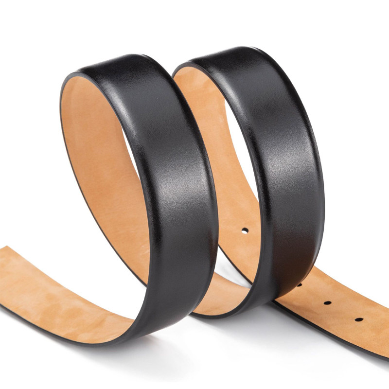 男士打孔皮带身头层牛皮