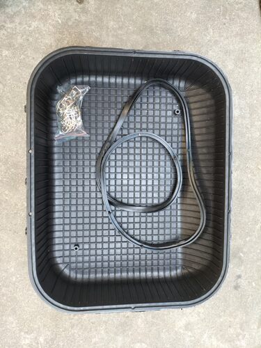 德龙油滤底盖 油滤方盖 空滤盖子 油底壳 油滤底盖 DZ91259190042