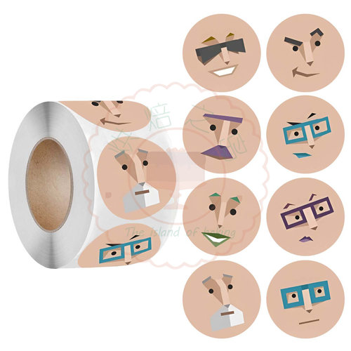 MBTI16型人格装饰搞怪手账封口贴