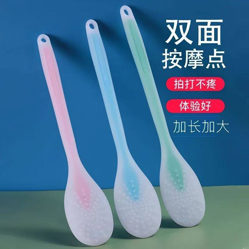 硅胶拍痧板拍打经络棒手掌按摩拍捶背器敲打敲背神器家用养生专用