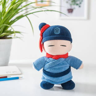 秦亲宝贝风卒陕西西安旅游纪念品礼物卡通兵马俑毛绒玩偶玩具正版