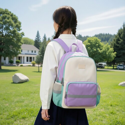 小学生护脊超轻防泼水双肩书包