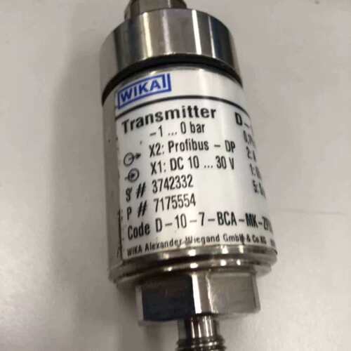 议价WIKA变送器D-10-7-BCA-MK-ZP8XU-ZZ -1-0BAR