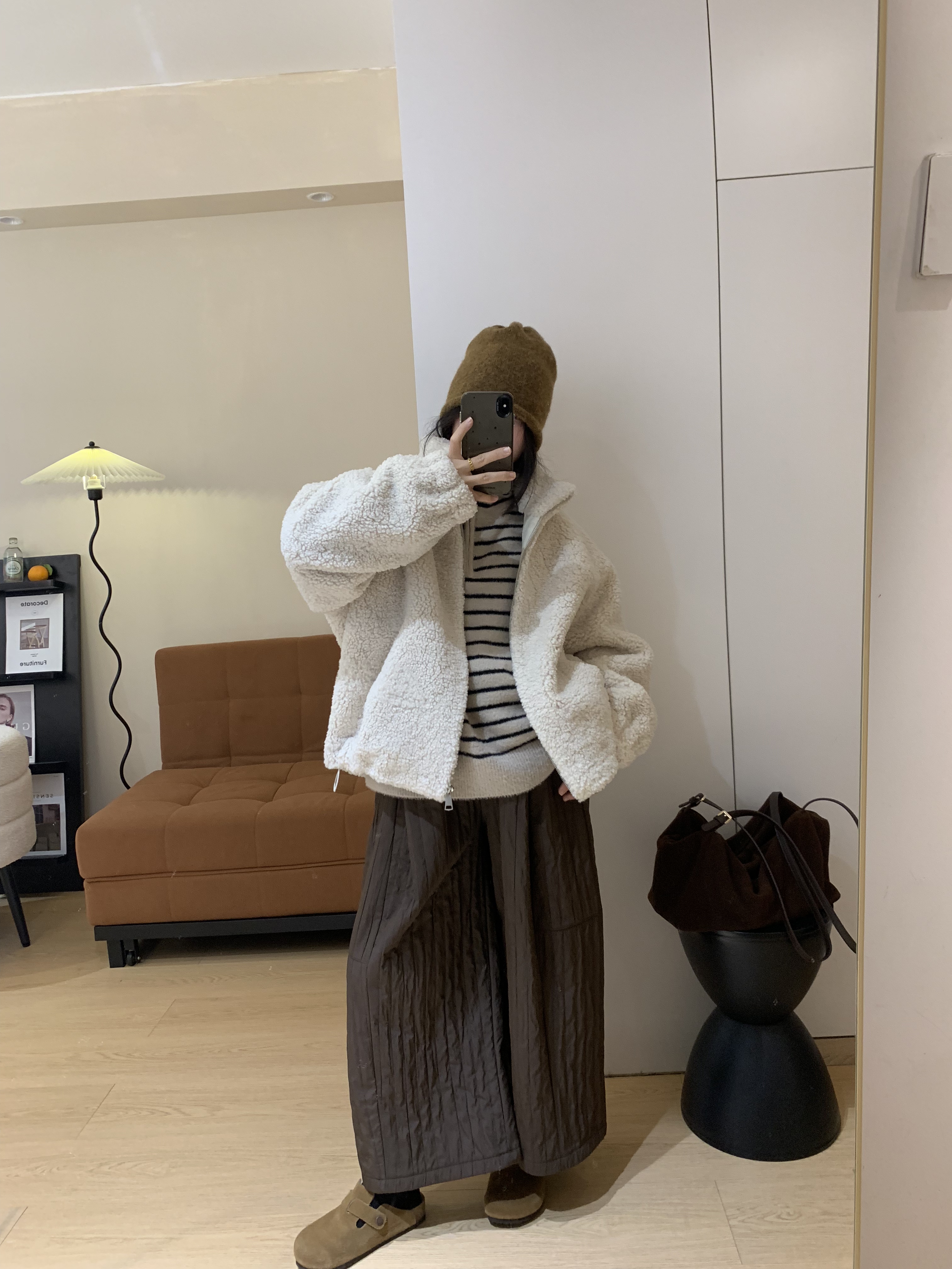 复古品质加厚仿羊羔毛外套环保皮草秋冬新品女装宽松毛绒上衣短款,女装/女士精品,皮草,淘宝优惠券,粉丝福利购,淘宝优惠卷