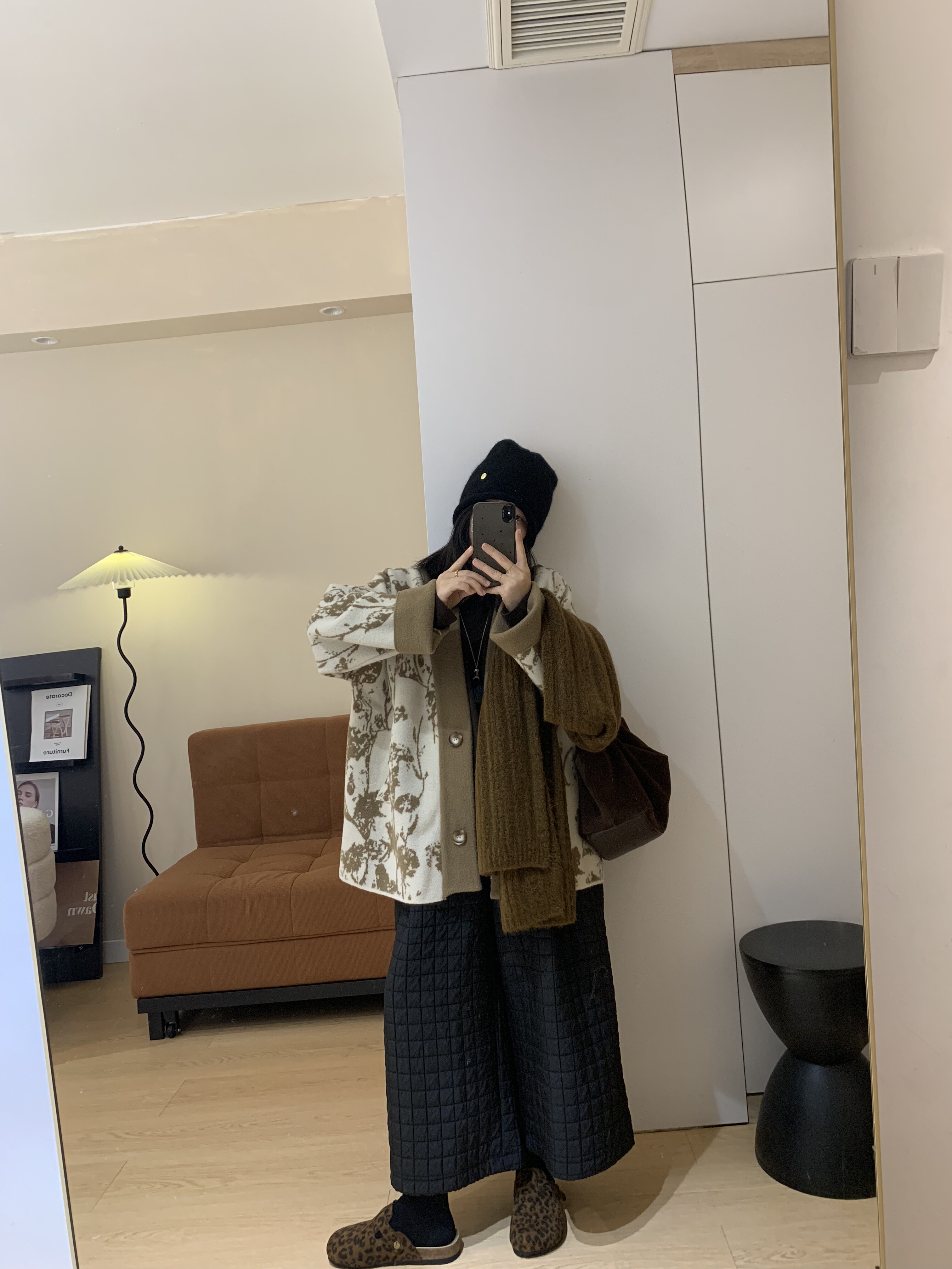 新中式重工加厚珍珠绒抗起球针织开衫毛衣外套大衣秋冬上衣女装