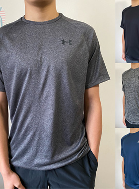 现货 Under armour 安德玛 UA 男子跑步宽松速干运动健身短袖T恤
