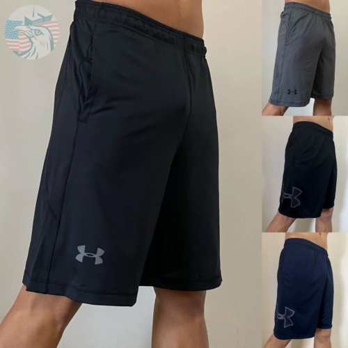 Under armour, быстросохнущие баскетбольные штаны для спортзала, шорты, (в наличии на складе), для бега