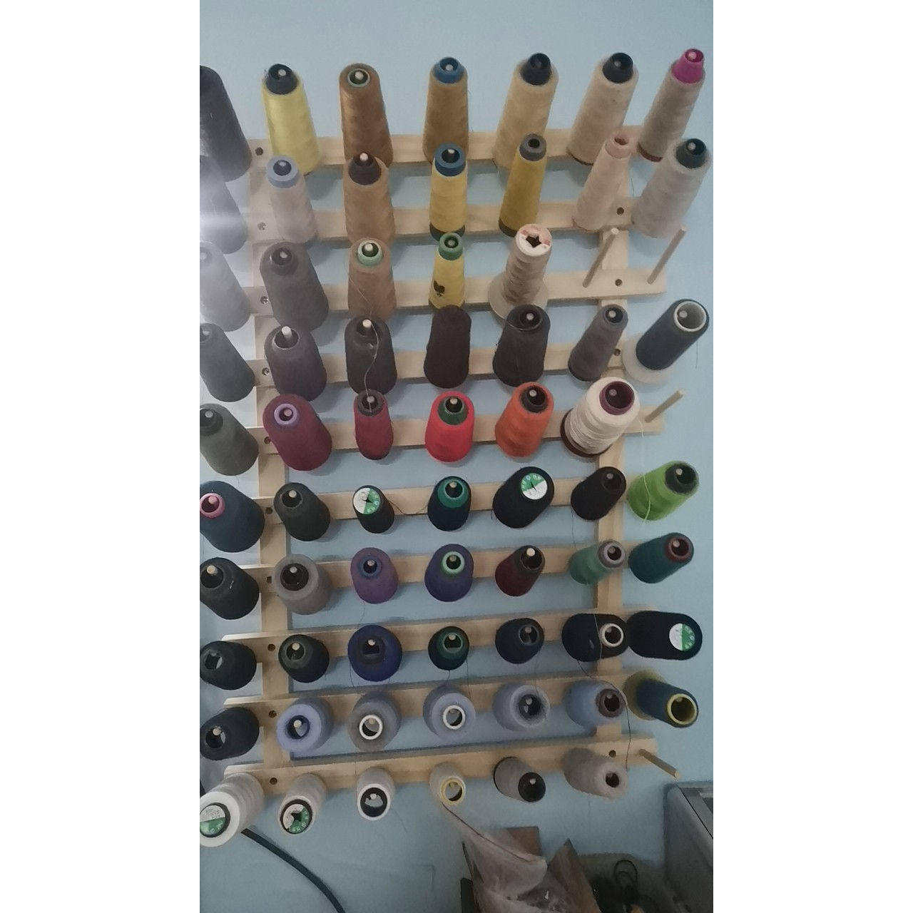 实木线架玉线渔线手链线水晶线缝衣线毛线宝塔线收纳架缝纫线架子