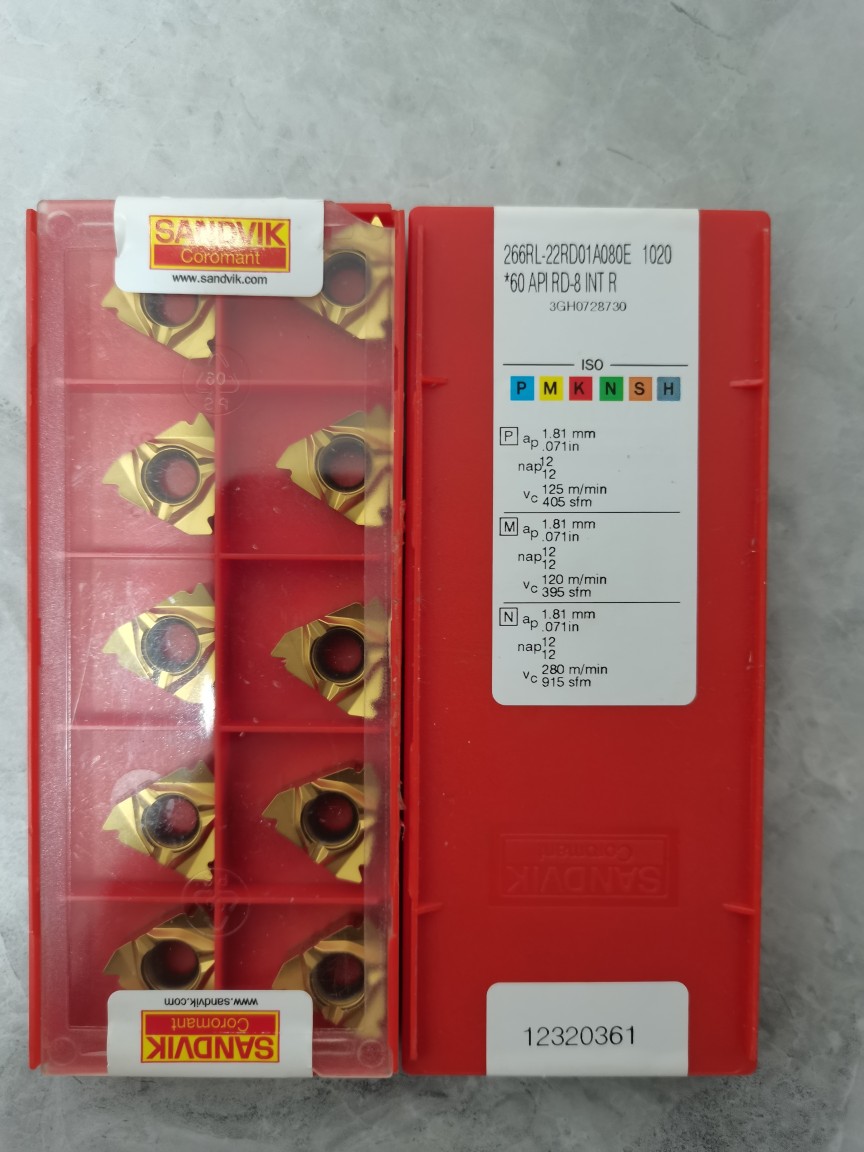 现货出售山特维克266RL-22RD01A080E1020  266RG-22RD01A080E1020