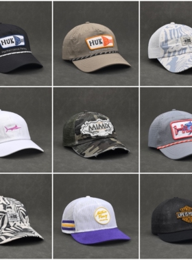 美式软顶时尚简约男女户外休闲运动百搭棒球帽透气网帽C0123