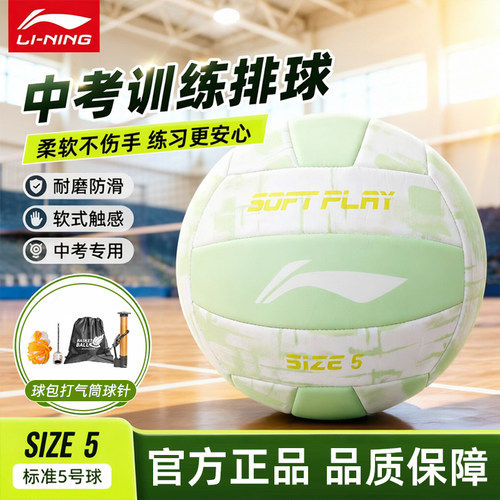 李宁排球中考专用训练球5号