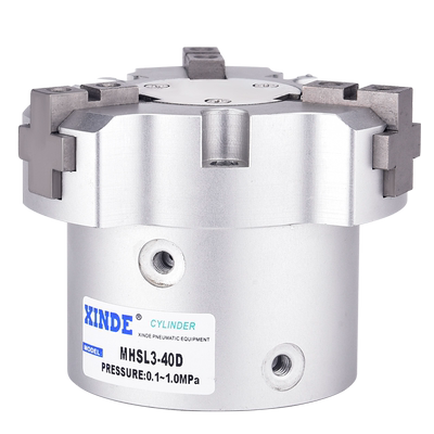 气动气缸加长型三爪MHSL3